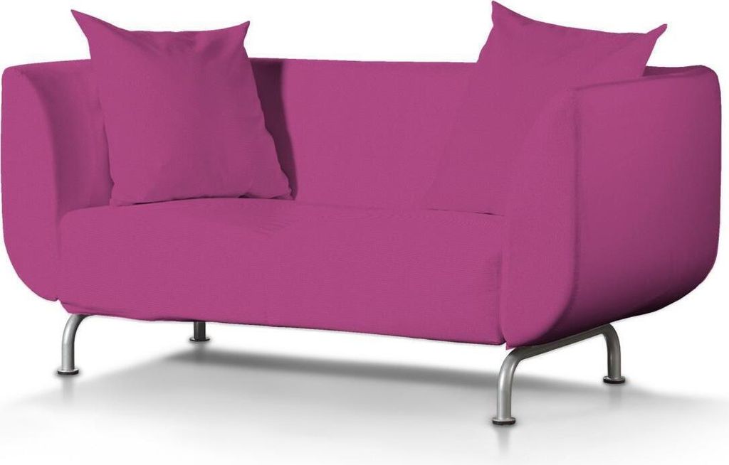 Dekoria Bezug für Strömstad 2-Sitzer Sofa, amarant, Bezug für Sofa Stromstad 2-sitzer