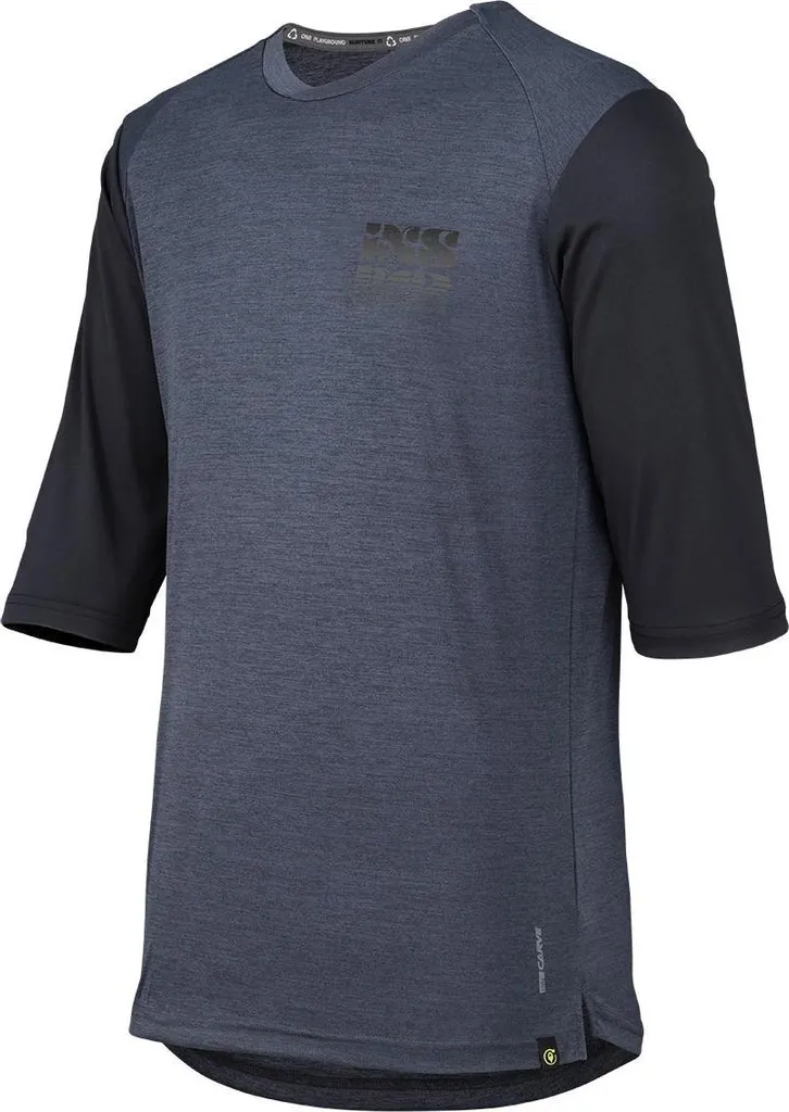 Maillot iXS Carve X Noir S - Équipement Idéal pour Bike Park et Sentiers