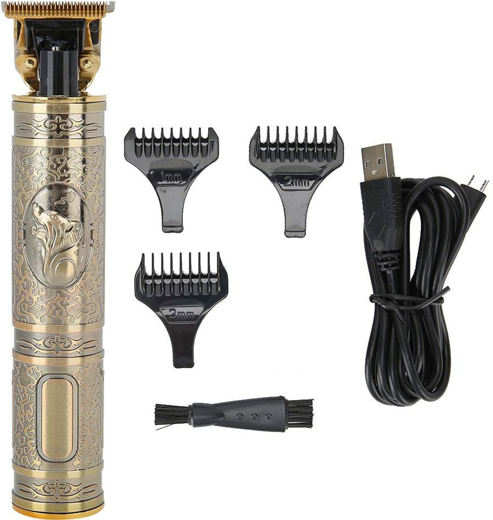 INF Wasserdichter elektrischer Haarschneider - Gold Trimmer