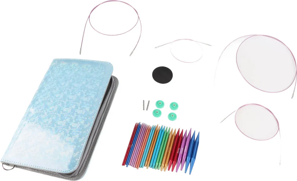 Set aiguilles circulaires pour chaussettes, pulls et bonnets fait main