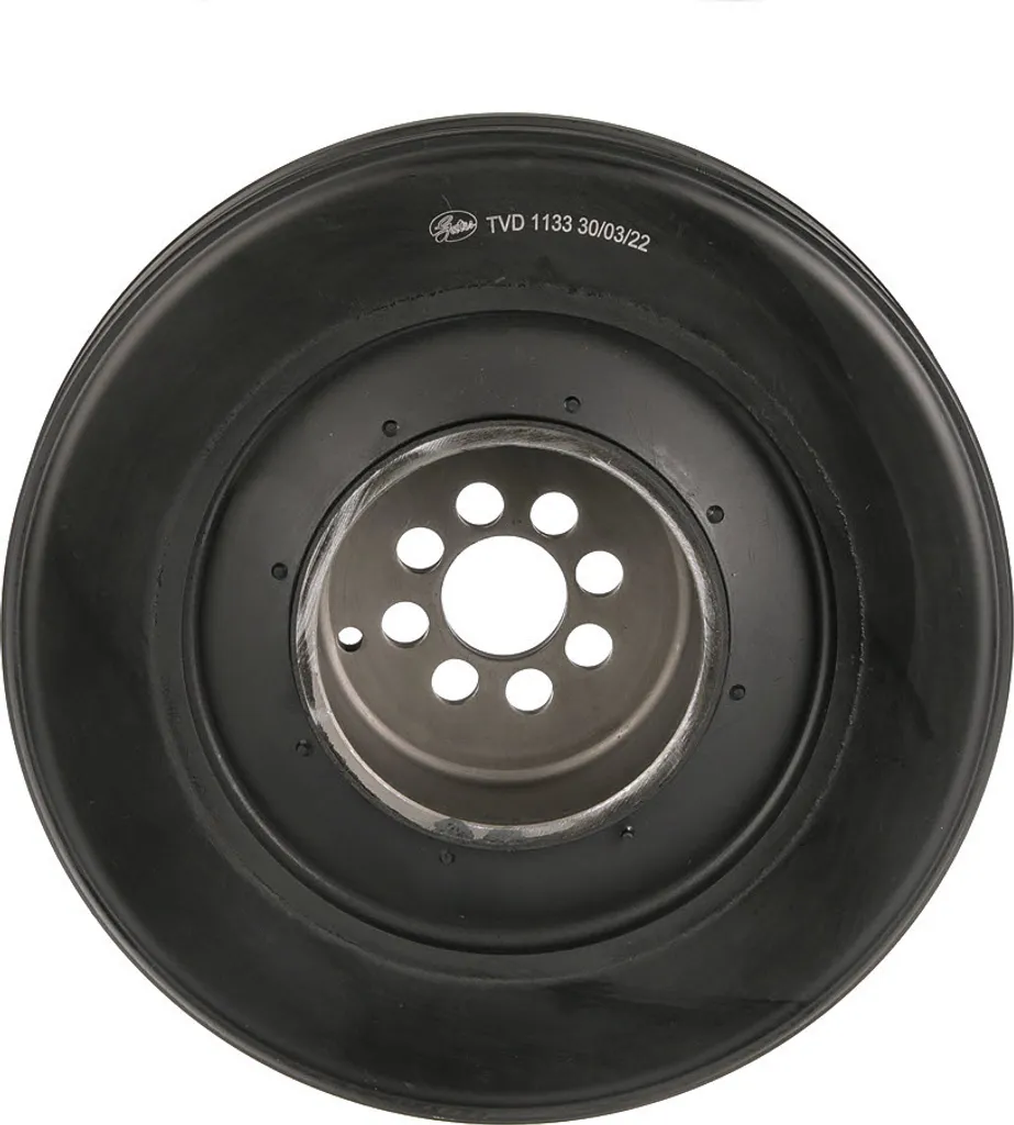 Poulie Damper GATES TVD1133 - Stop Bruit et Vibrations Moteur Audi A6 Q7 VW