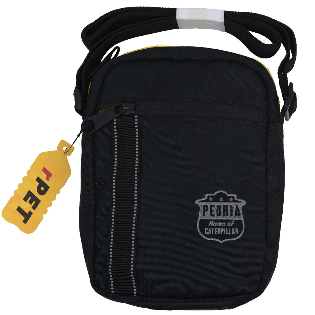 Caterpillar Peoria City Bag 8406812 - Sac à bandoulière robuste et noir