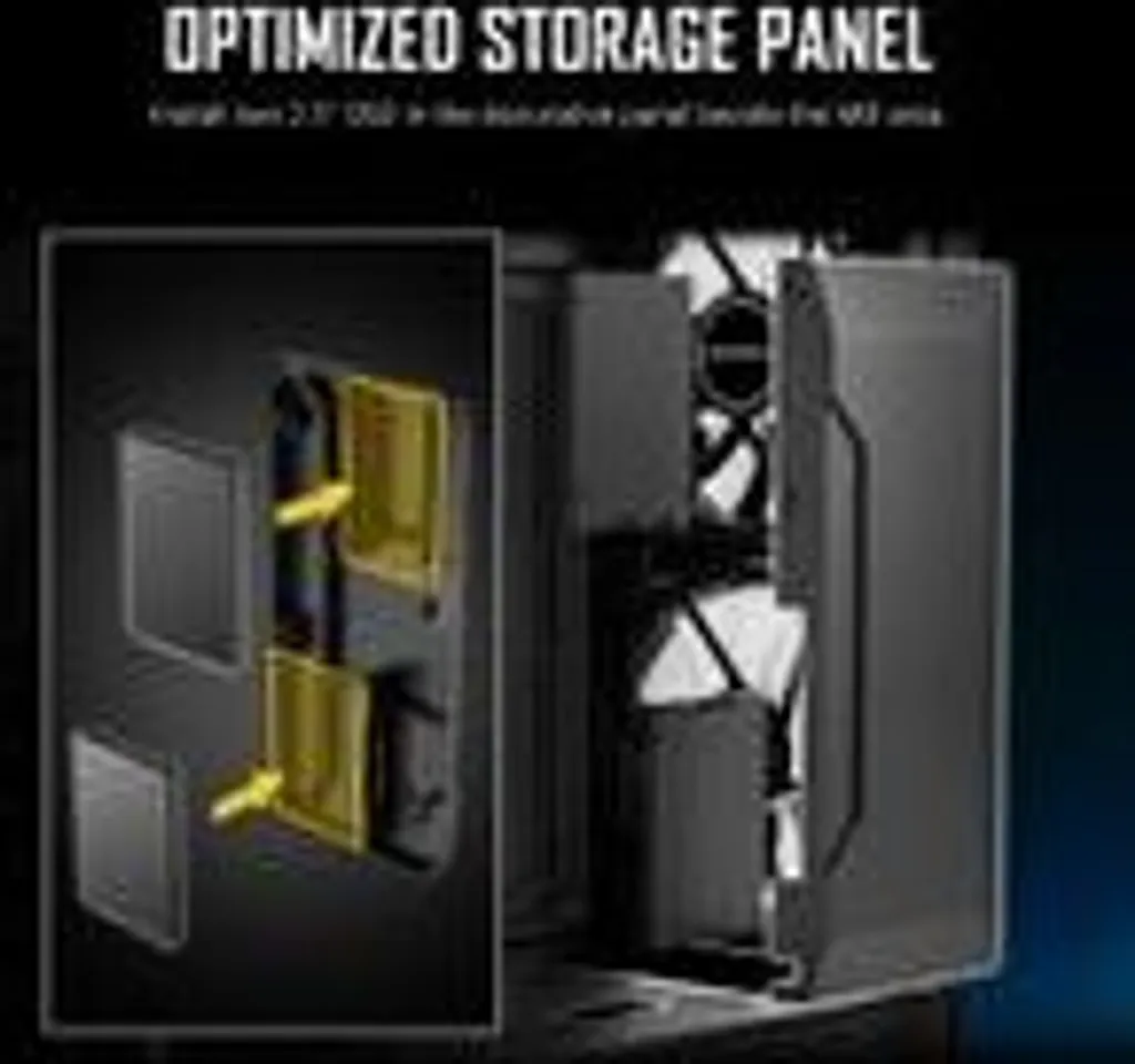 Antec NX416L Nero: Eleganza Mesh e Illuminazione ARGB Sofisticata - 12