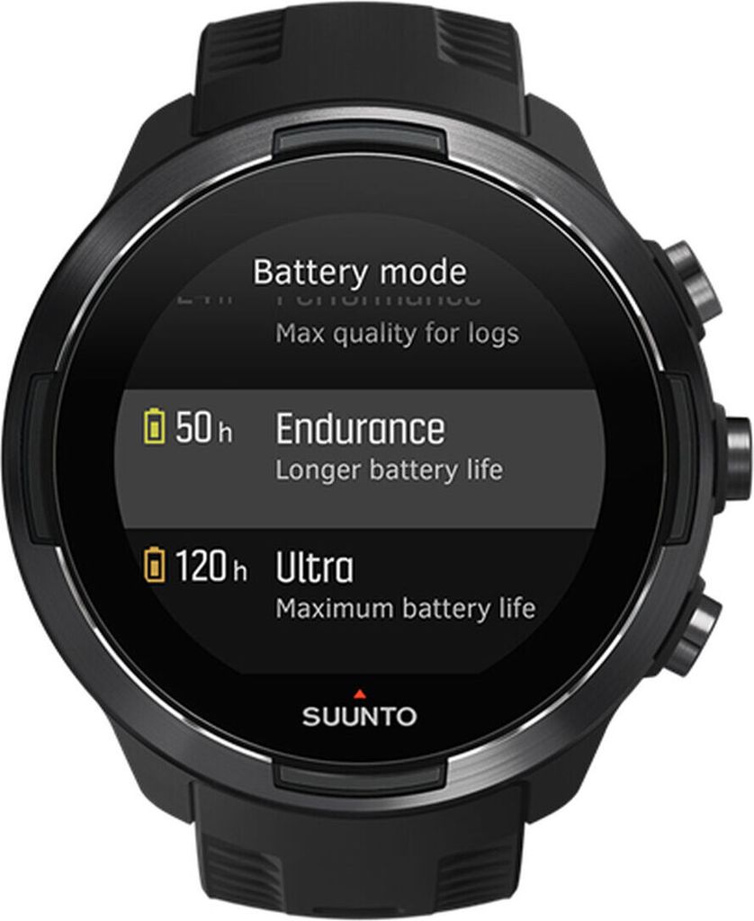 Suunto 9 - Schwarz - Polyamid - Edelstahl - Wasserfest - Produktbild 