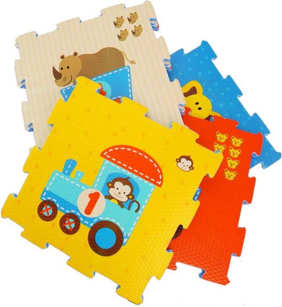 Tappeto puzzle Bieco, 18 pezzi | tappetino da gioco per Immagine del prodotto 