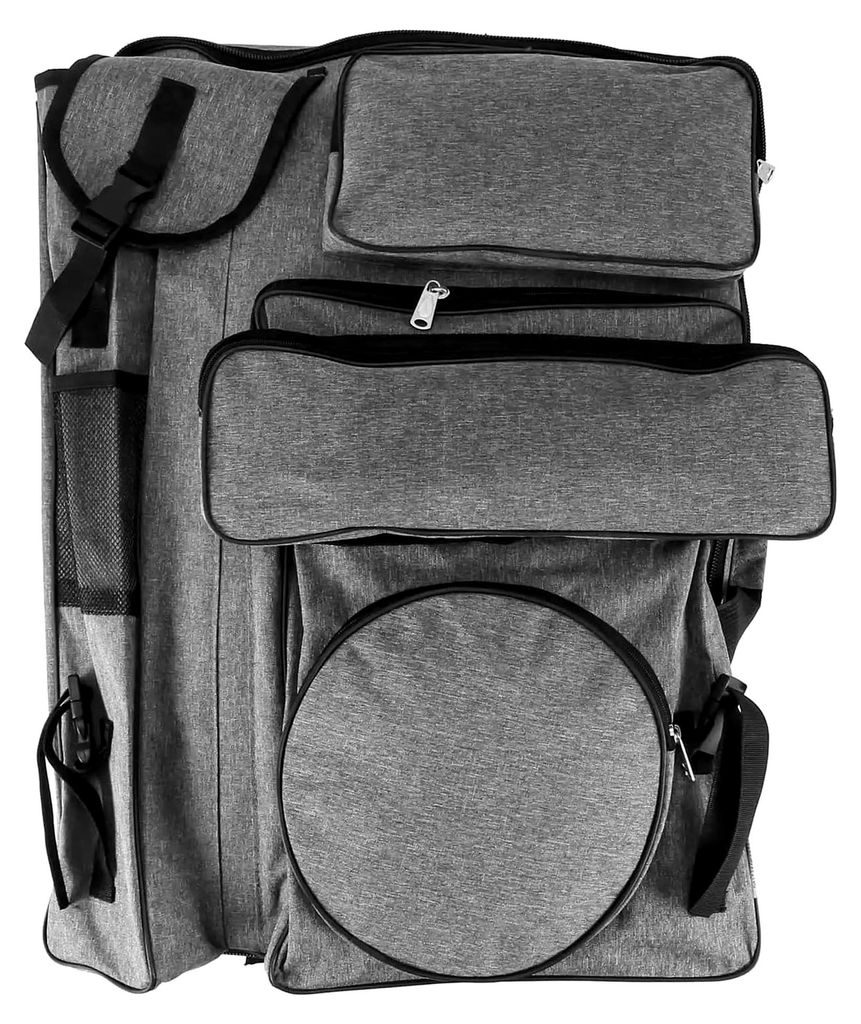 Kunst-Portfolio-Koffer, Canvas-Künstler-Rucksack, wasserdichte Tragetasche für Zeichenbrett und Skizzierwerkzeuge