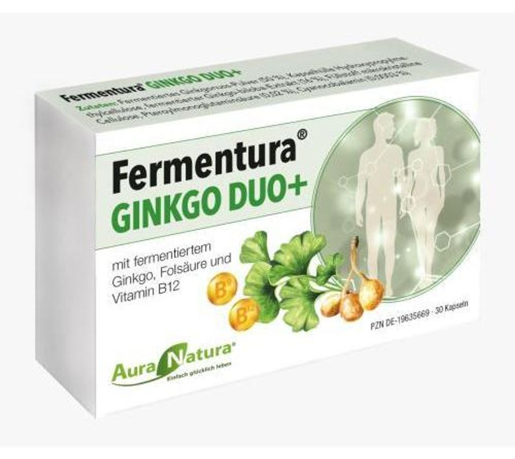 Auranatura Fermentura Ginkgo Duo+ - 30 gélules Image du produit 