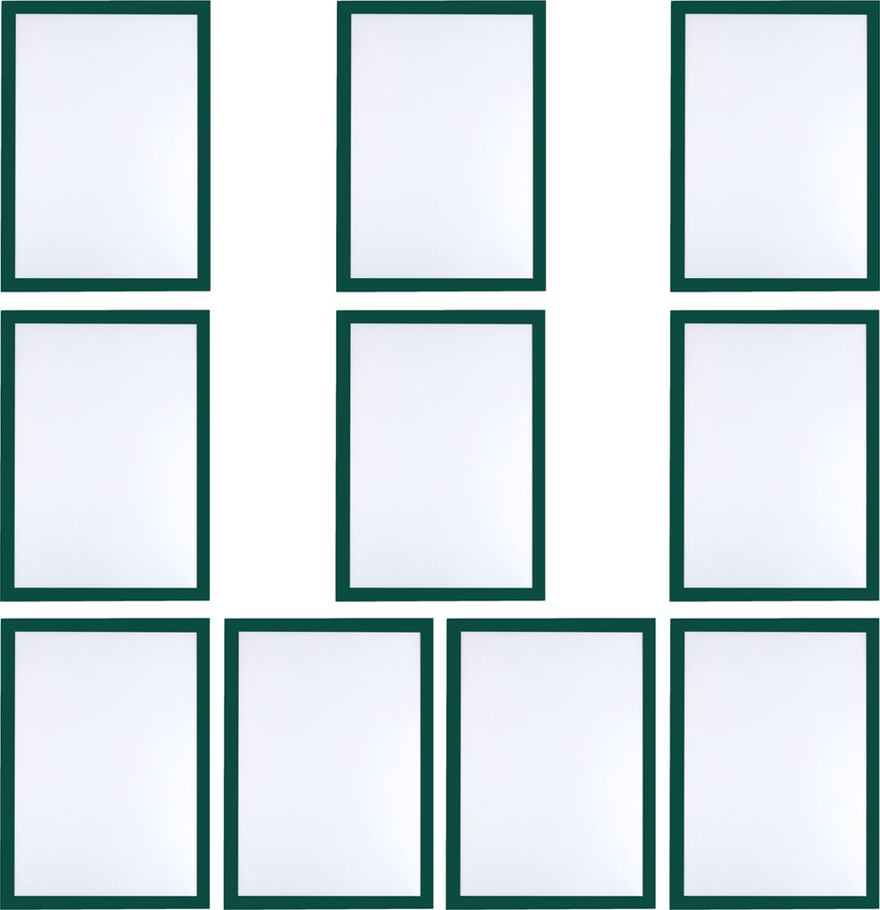 10 Stück A3/A4/A5/A6/8K Magnetischer Schilderhalter zur Wandmontage, selbstklebend, Fotodisplayrahmen, Bilddokument, Papier, Poster, Kunstwerk, Ge...