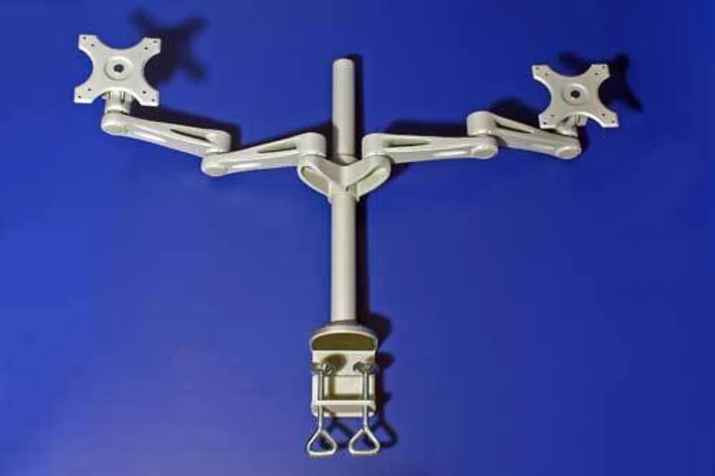 Support Écran 4 Articulations Double Bras VALUE pour Fixation Table - 6