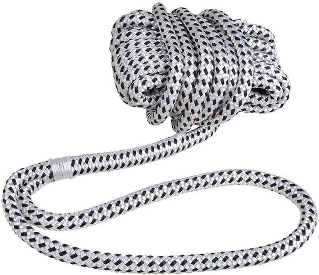 Taifun Festmacherlein 14mm, 8m weiss / schwarz