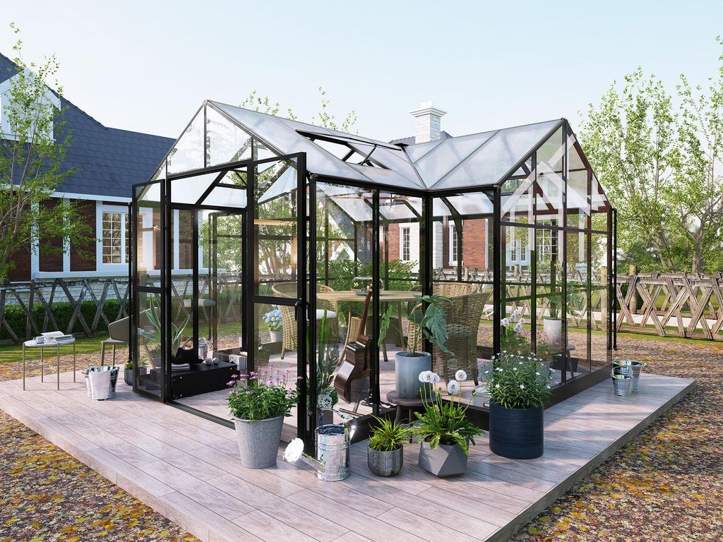 StarLine Gewächshaus Modell Orangerie 12,38 m²