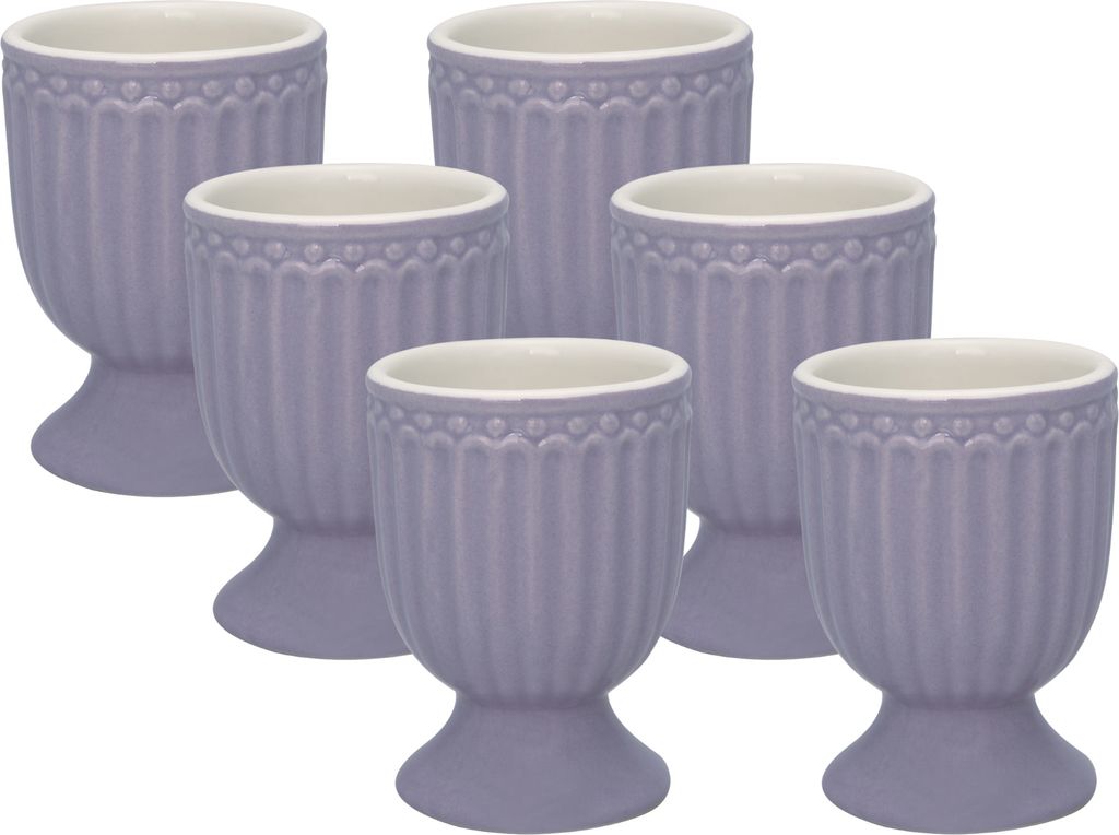 Greengate Alice Eierbecher lavender 6,5 cm Set6