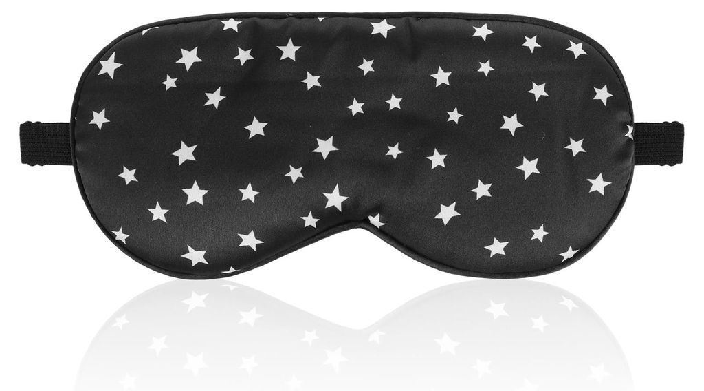 Masque de sommeil en soie, masque pour les yeux en pure Image du produit 