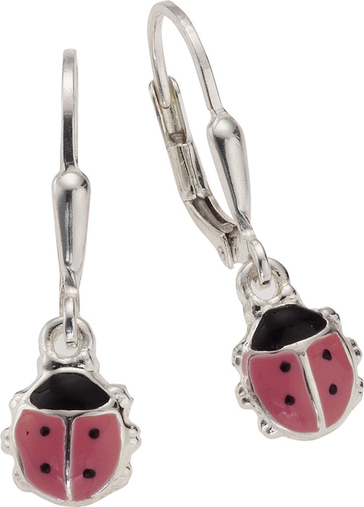 Zeeme for Kids Ohrringe 925/- Sterling Silber 2,5cm weiß ohne 271230038-1