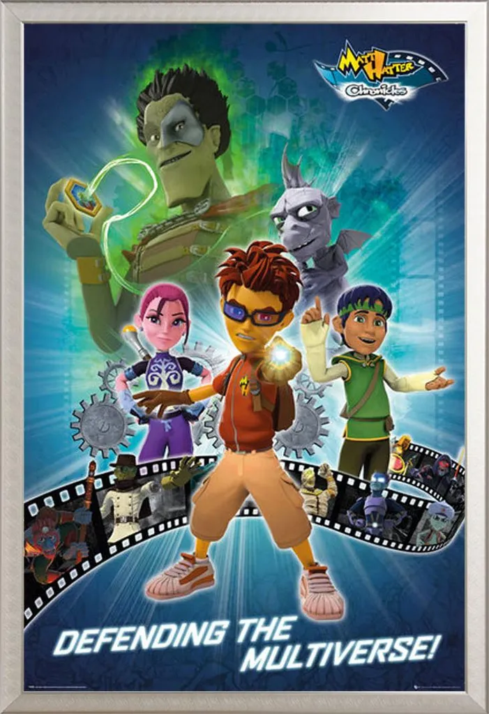 Poster Matt Hatter Chronicles Sicuro per Bambini + Cornice Shinsuke