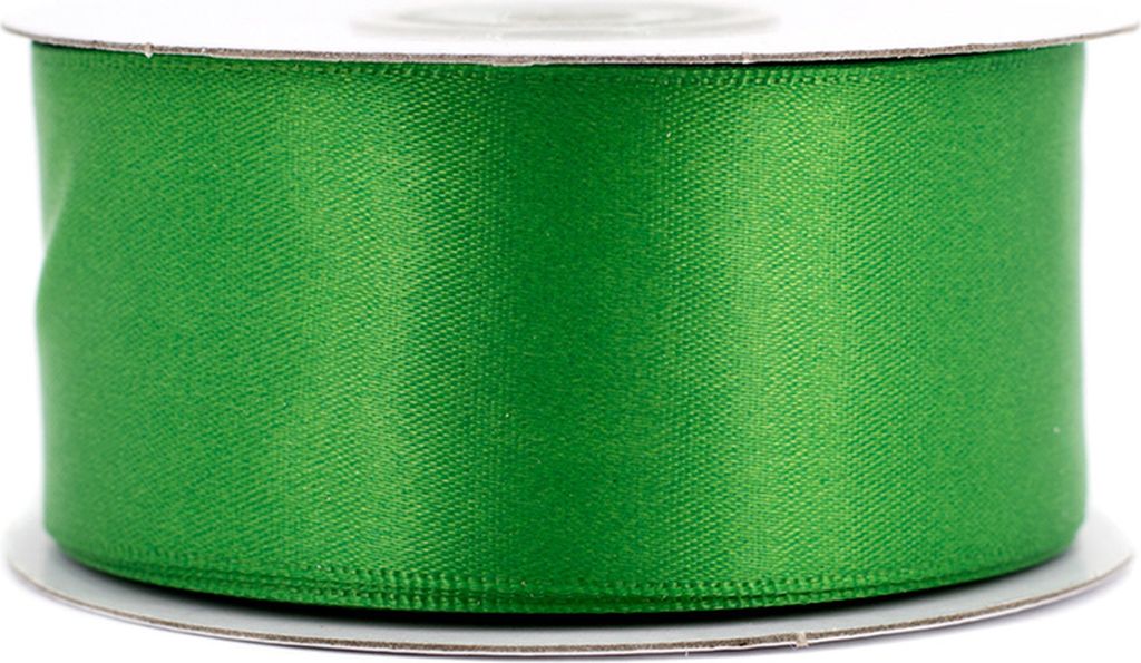 Doppelseitiges Satinband 38mm x 20m Rolle Grün