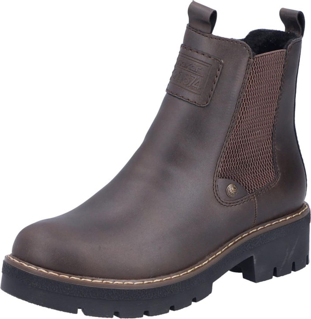 Rieker Chelsea Boot - Braun Kunstleder : 43 : Normal Größe: 43 Weite: Normal