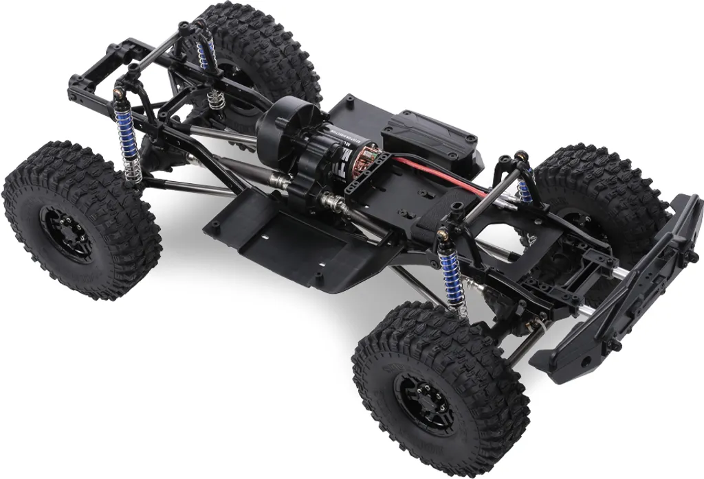 AUSTAR Châssis RC 313mm avec Moteur 540 pour Voiture à Chenilles 1/10