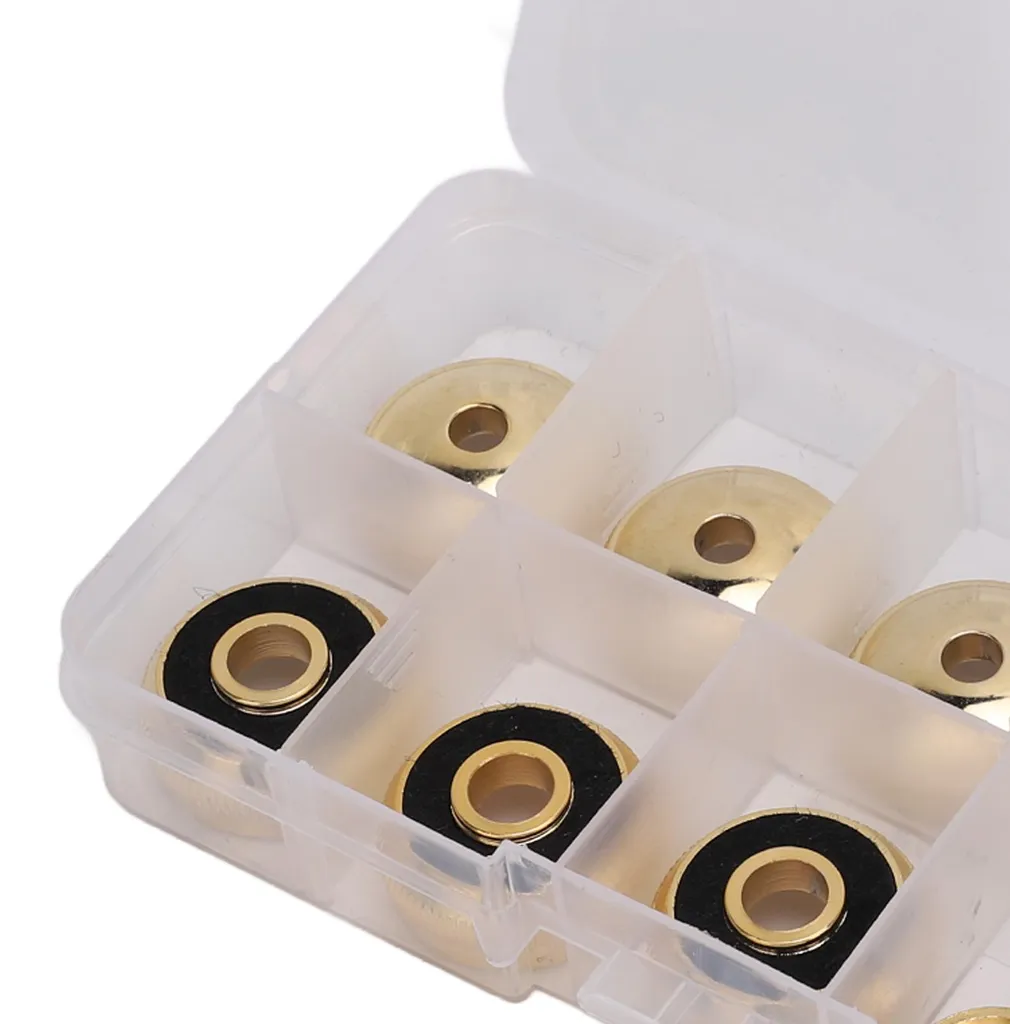 Accessoire de piston pour trompette avec insert en nacre d'ormeau 13mm - 15