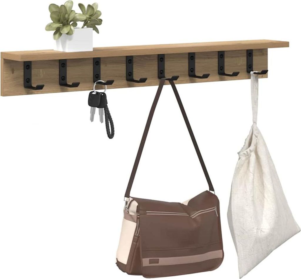 Wandmontierter nachttisch Artisan-Eiche 80 x 10,5 x 10,5 cm
