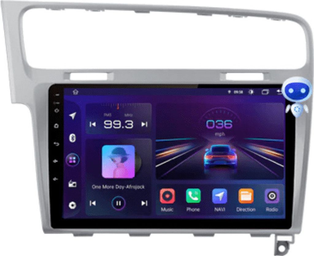 Junsun 2DIN ANDROID AUTORÁDIO do Volkswagen Golf 7 VII, Obrázek produktu 