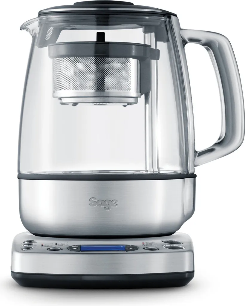 Théière Électrique Sage BTM800 en Verre et Inox avec Cycle Automatique