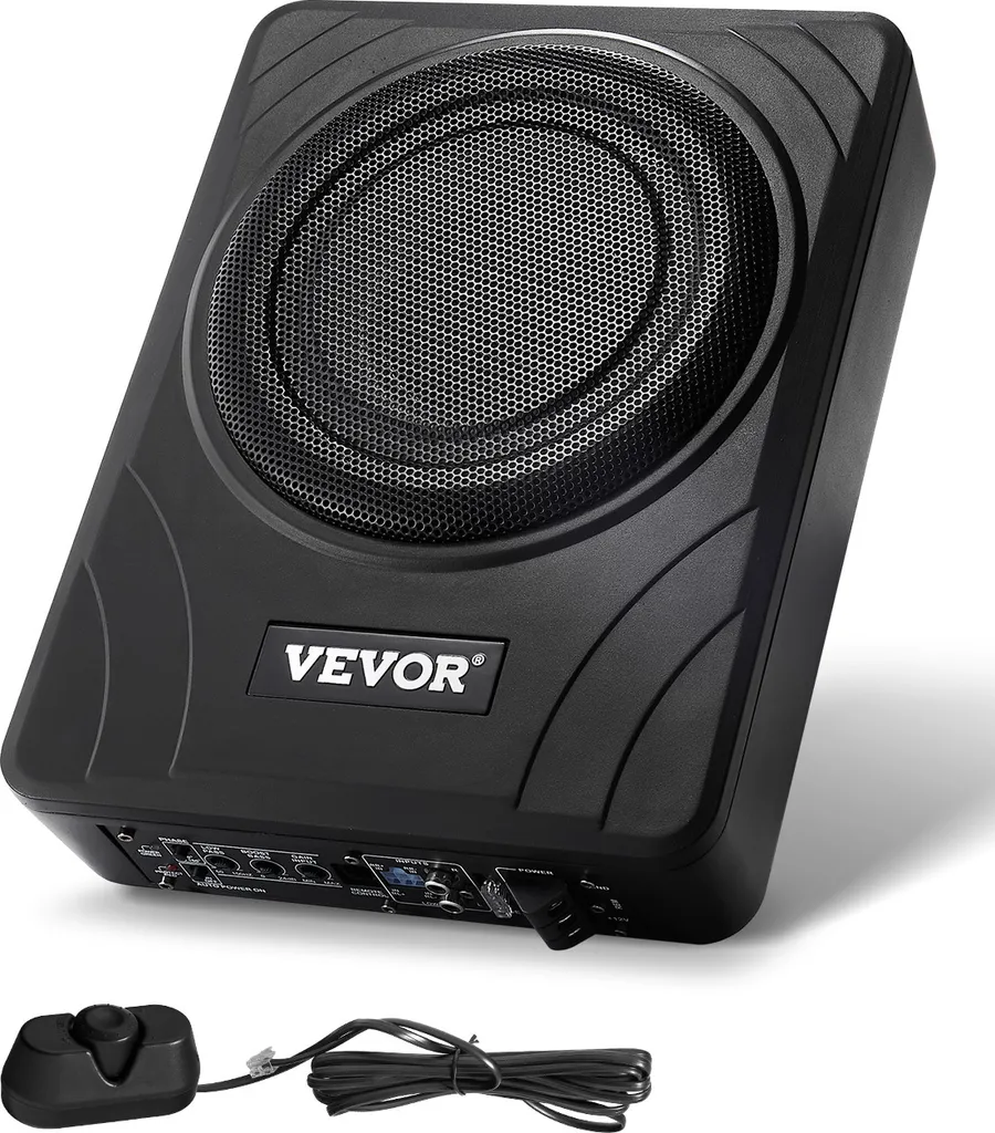 Subwoofer Attivo VEVOR 300W Slim: Audio Top per SUV e Camion