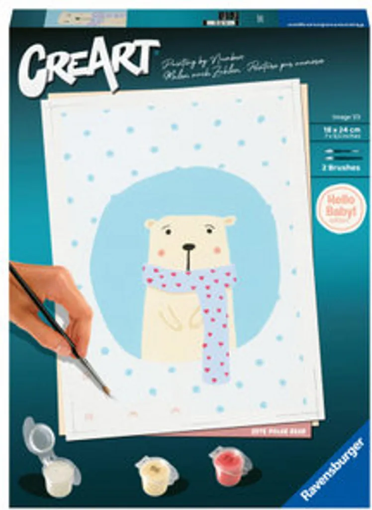 Ours polaire Hello Baby Ravensburger 23652 : Le cadeau de naissance idéal