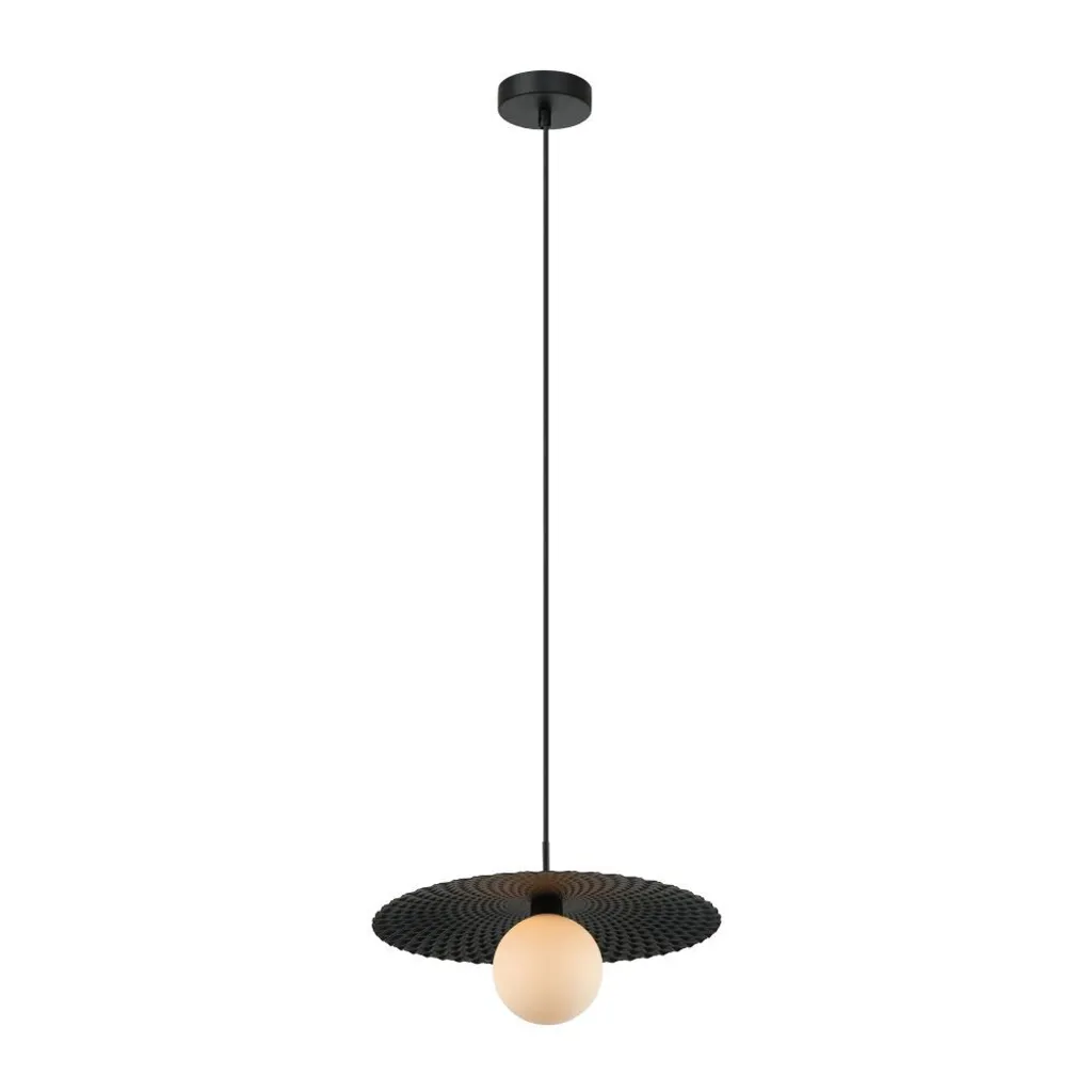 Lampada Sospensione Malor Italux PND-4602-1-XL-BK Nero Industrial Chic