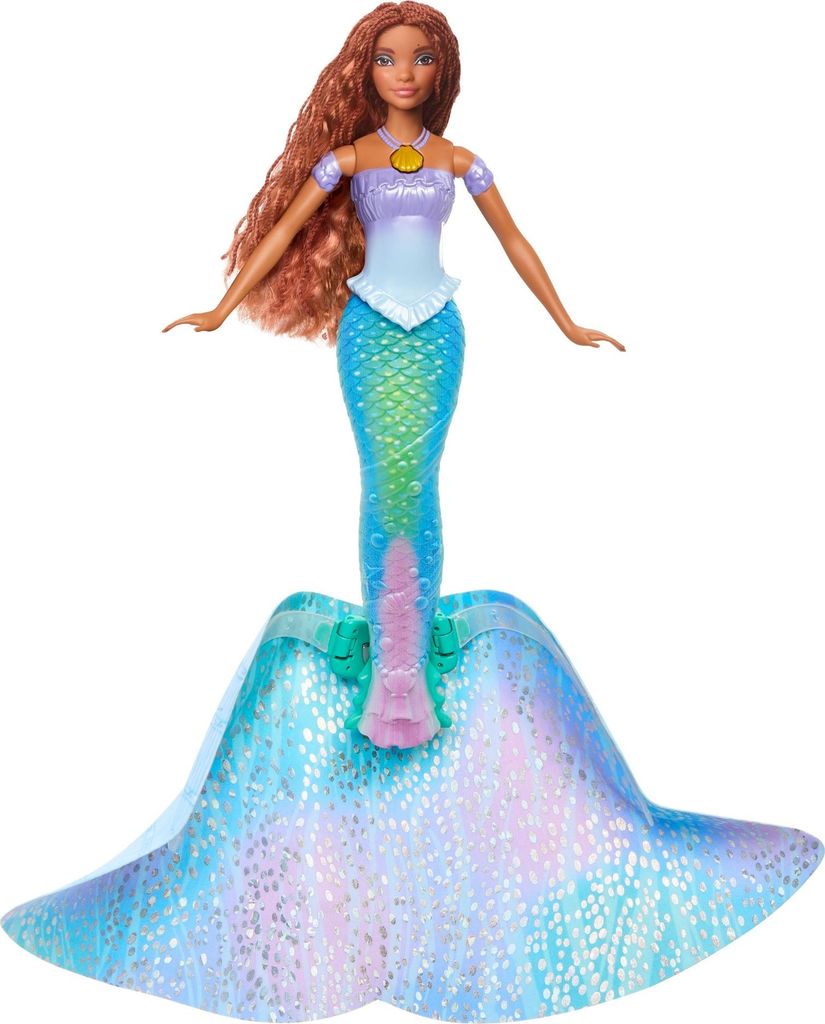 Bambola Mattel Disney Little Mermaid con magica Immagine del prodotto 
