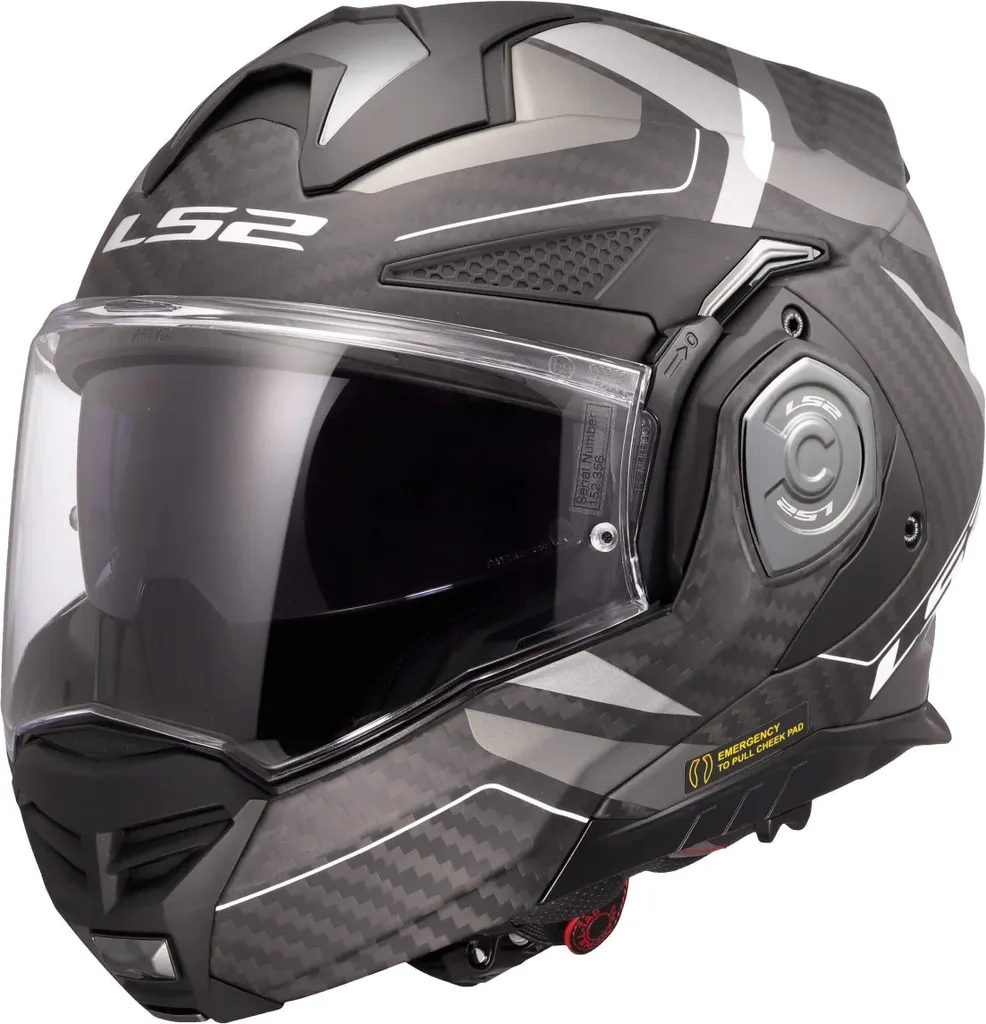 Casque de moto pour grand tourisme LS2 FF901 Advant X Carbon XS