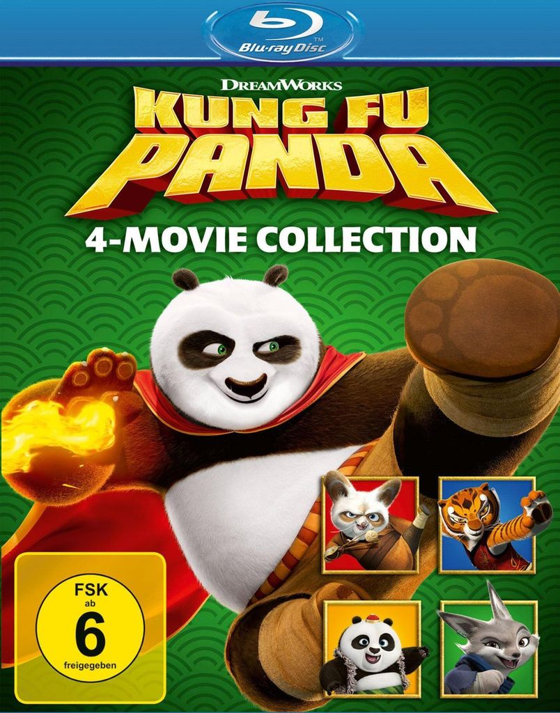 Kung Fu Panda - 1-4 Collection Produktbild 