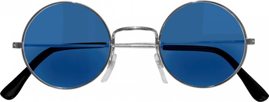 Blaue 70er Sonnenbrille Produktbild 