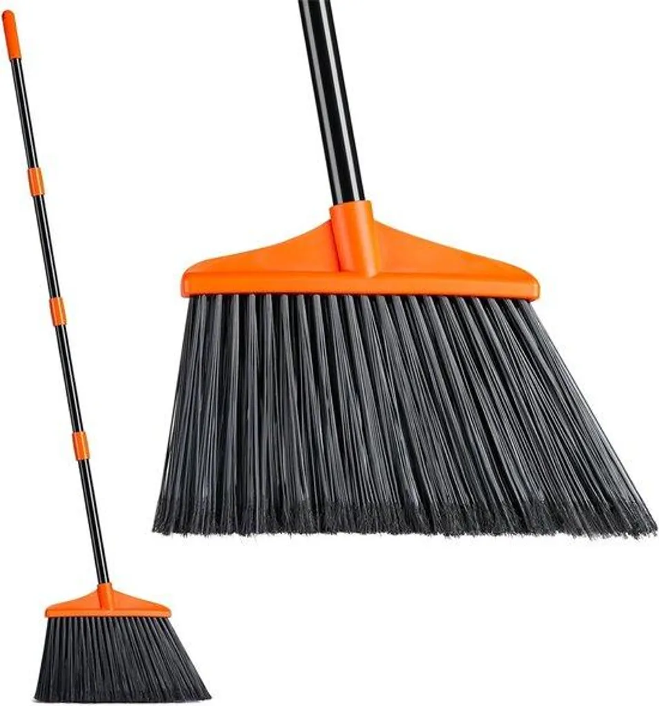 Balai extérieur à usage intensif brosse métallique et manche 135 cm