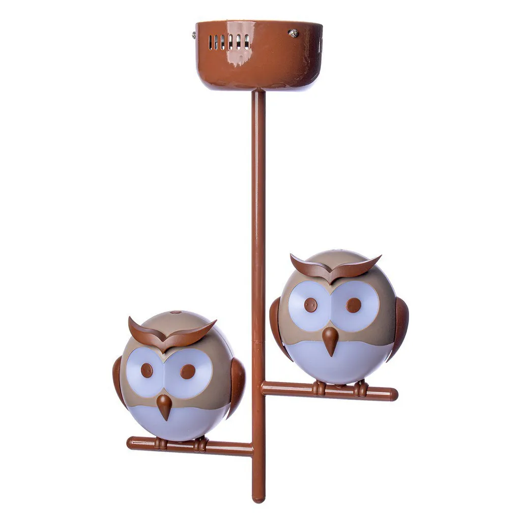 Lustre enfant double éclairage G9 OWL Milagro pour chambre de garçon ou fille