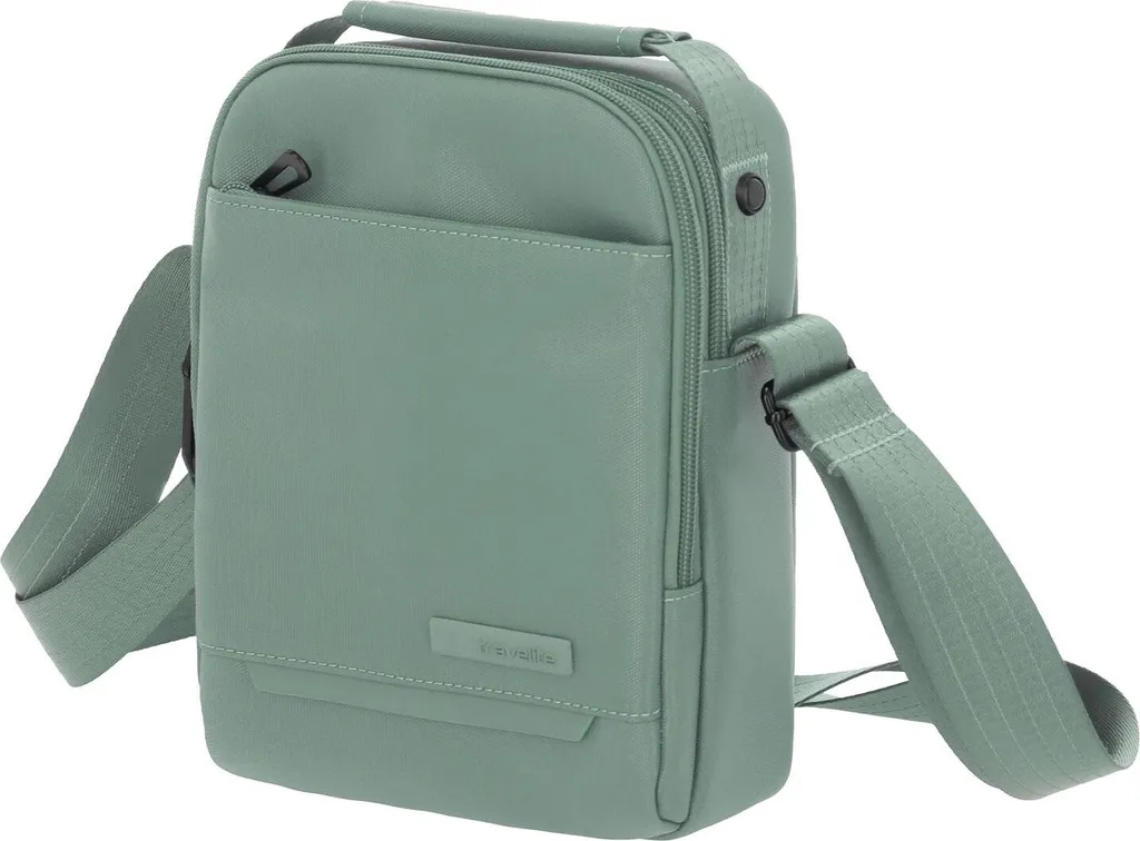 Travelite Workfloow Crossbody Bag Sage Menta - Nylon Riciclato 2L - 4