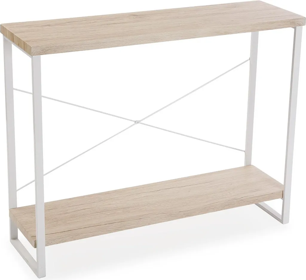 Console Versa en bois naturel 30x80x100 cm : Meuble d'appoint élégant