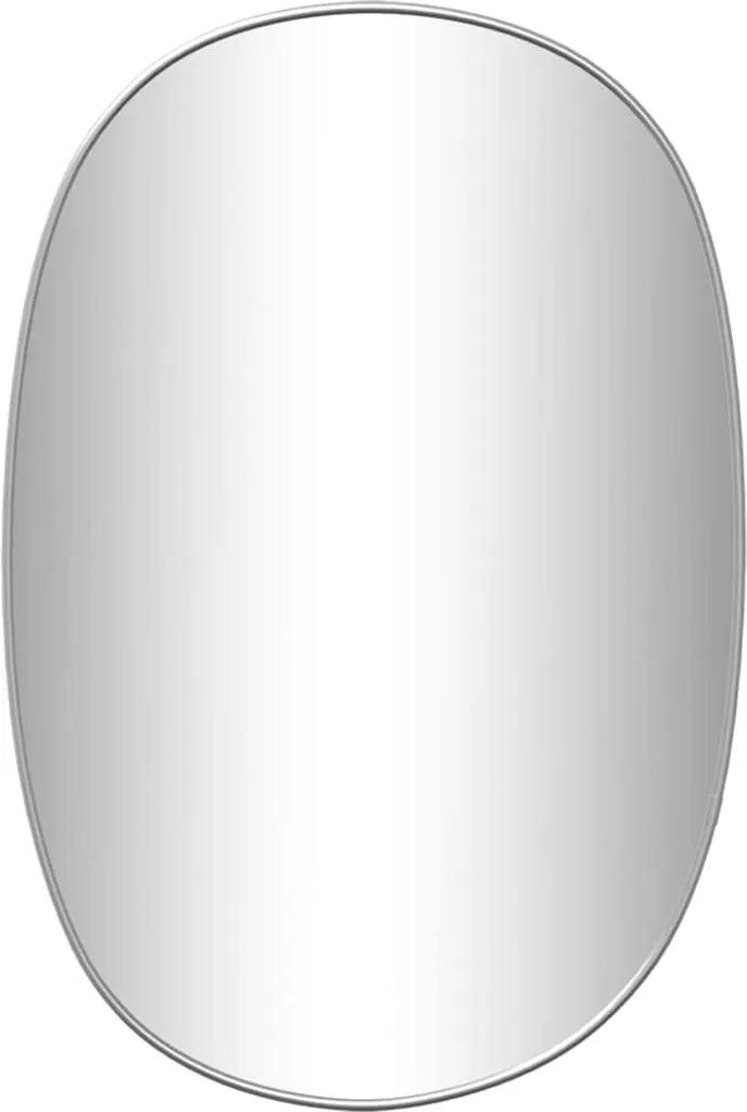 vidaXL Specchio Argento da Parete 50x35 - Facile Installazione Bagno
