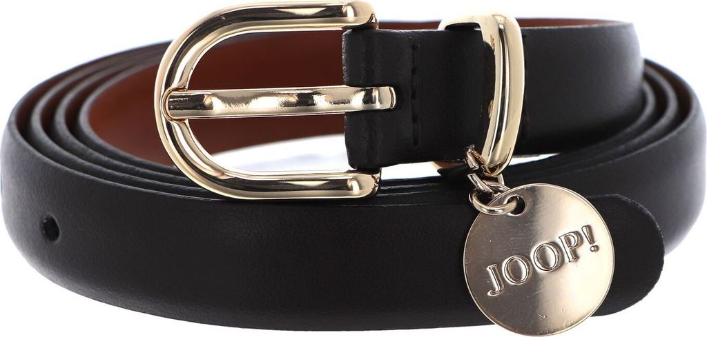JOOP! Leder Gürtel 2,0 CM Women's Belt With Pendant W105 D`Brown dunkelbraun