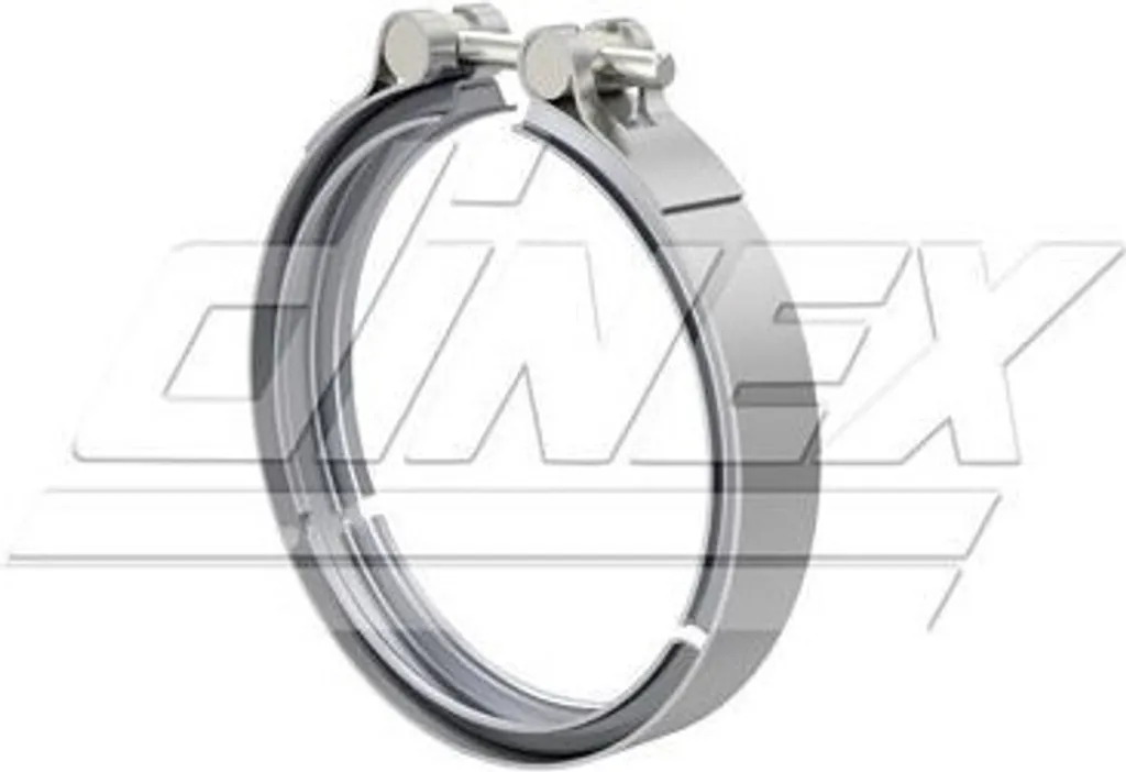 Collier Échappement 126mm Inox 8AL000 Largeur 25mm Haute Résistance