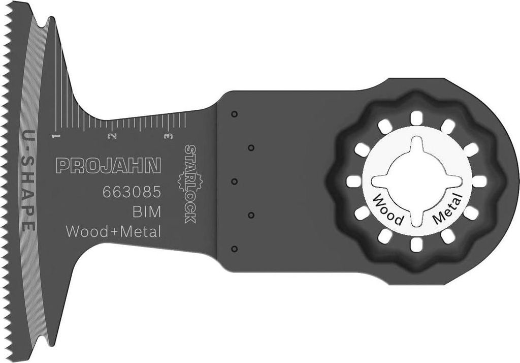 Projahn Tauchsägeblatt BIM 65x40mm Bi-Metall Sägeblatt für Oszillierer Starlock