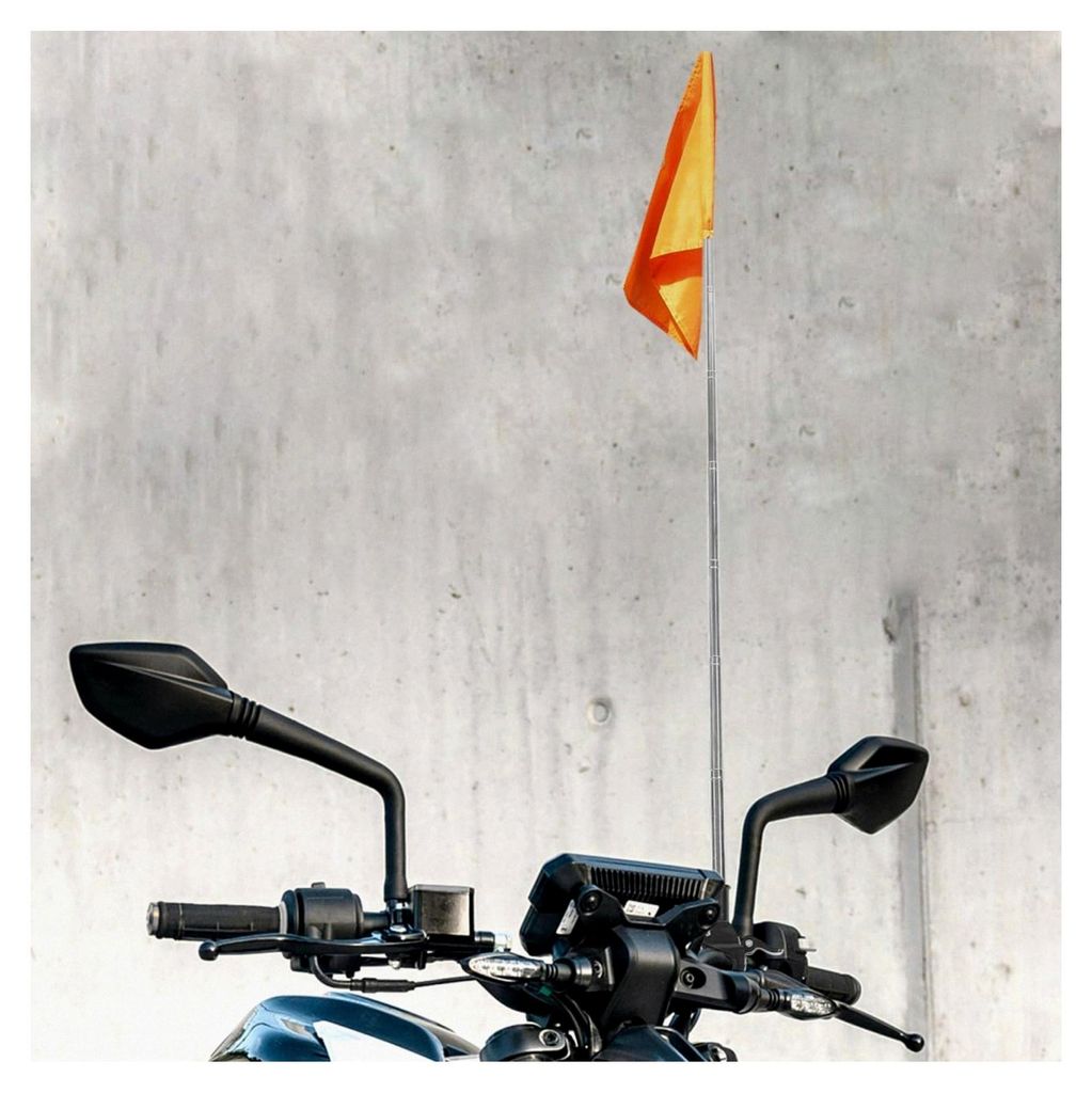 Fahnenmast für Autos – Stabiler Flaggenhalter mit Montagebasis für Fahrzeuge, Lkw, Motorräder und Fahrräder für Outdoor-Aktivitäten