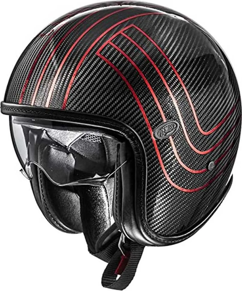 Casque Premier Vintage Platinum Carbon Ex Red Taille L Jet en Carbone