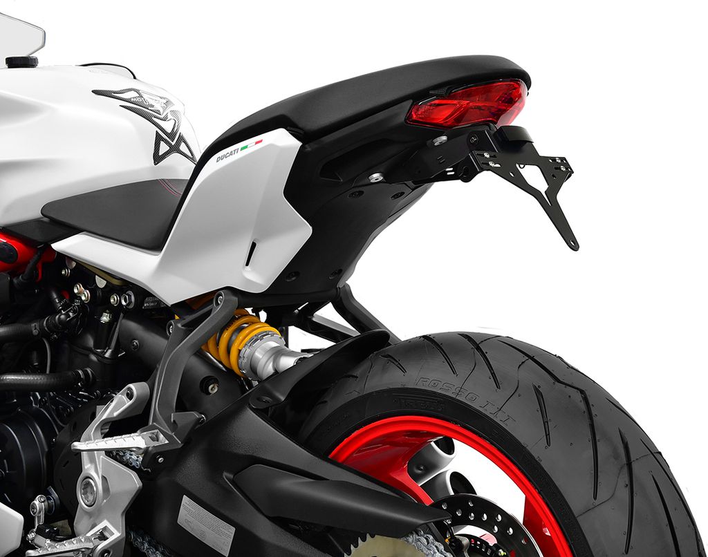 ZIEGER Kennzeichenhalter kompatibel mit Ducati Supersport / S BJ 2017-20 / Supersport 950 / S BJ 2021
