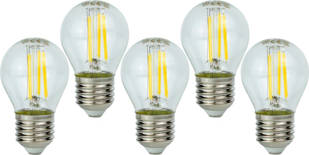 LED Lampe Filament 12V DC AC 1 Watt E27 3000K Warmweiß 5 Produktbild 