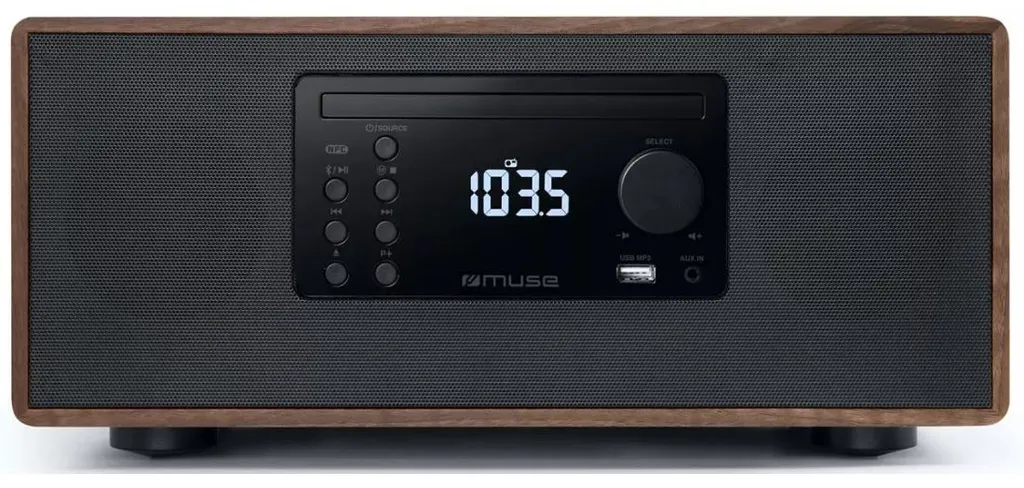 Chaîne Stéréo Muse M-28 RDW : Radio PLL FM CD MP3 avec Port USB et BT