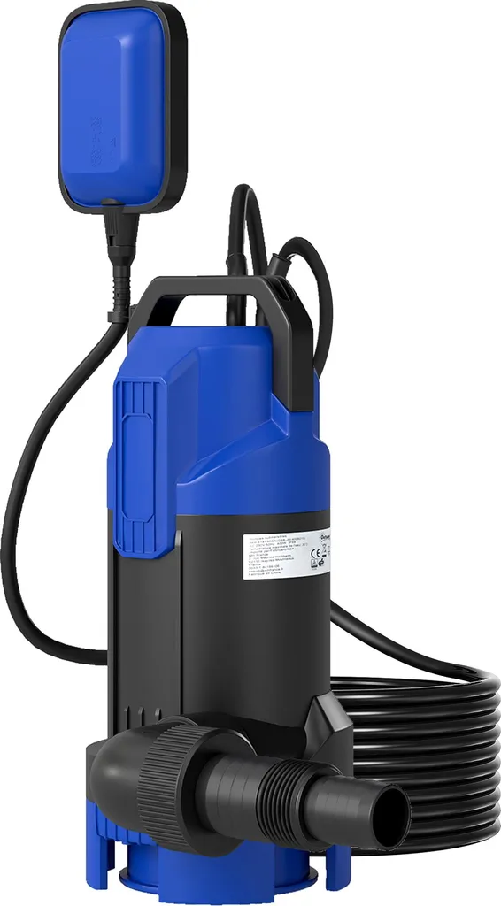 Pompe de Relevage Eaux Sales Outsunny 750W Débit 20m3/h Noir Robuste