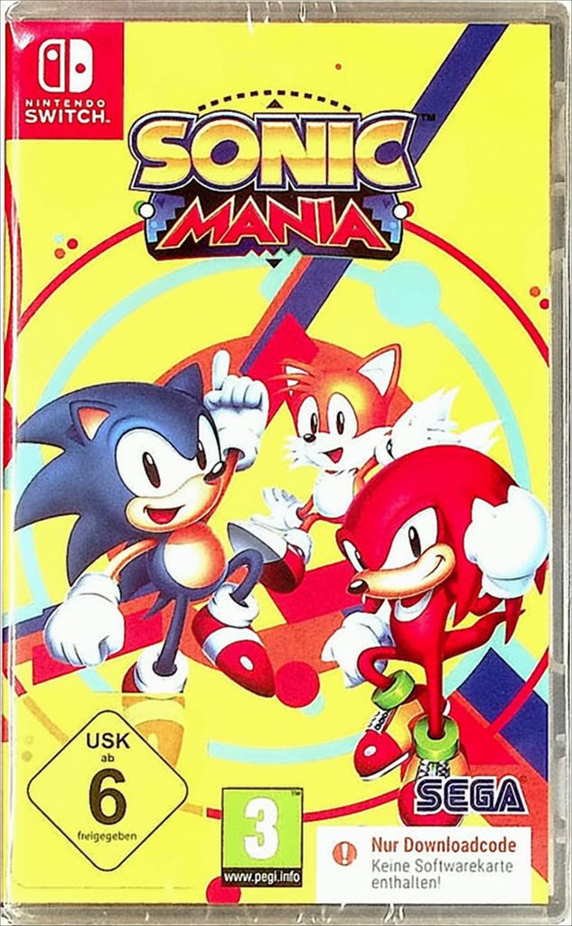 Sonic Mania Plus  SWITCH  (CiaB)  Code in a Box Produktbild 