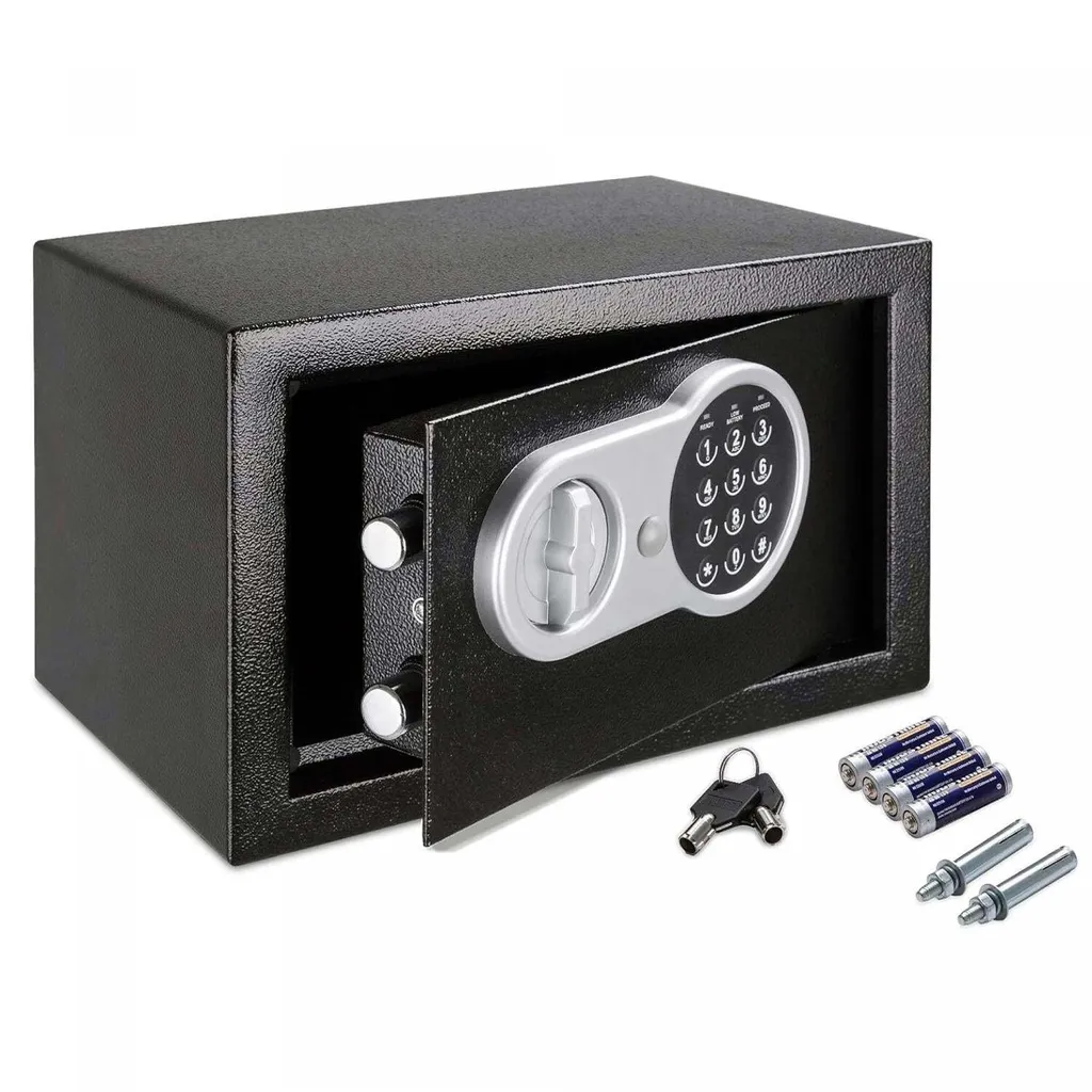 Coffre-fort numérique de sécurité Herzberg HG03855 avec code programmable