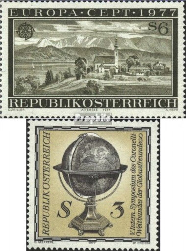 Briefmarken Österreich 1977 Mi 1553,1554 (kompl.Ausg.) gestempelt Sondermarken